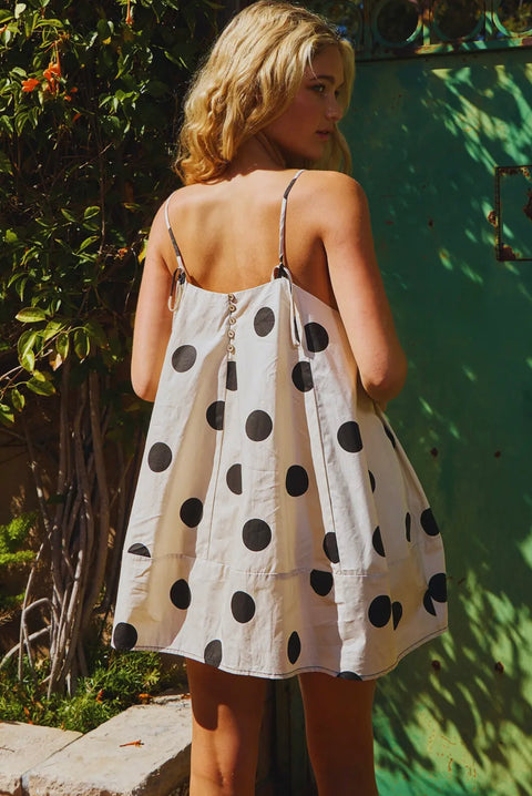 Polka Dot Mini Dress
