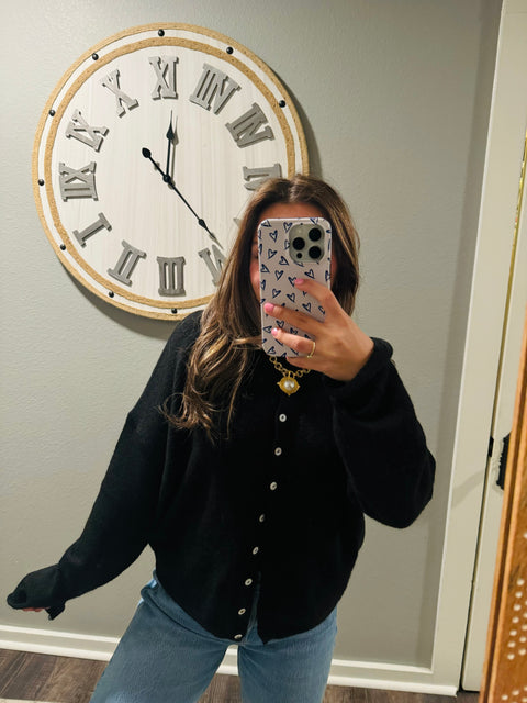 Black Piper Cardigan