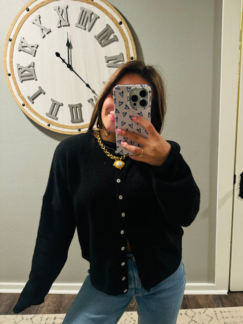 Black Piper Cardigan
