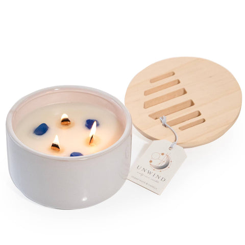 UNWIND: Ocean Wave & Vanilla Candle