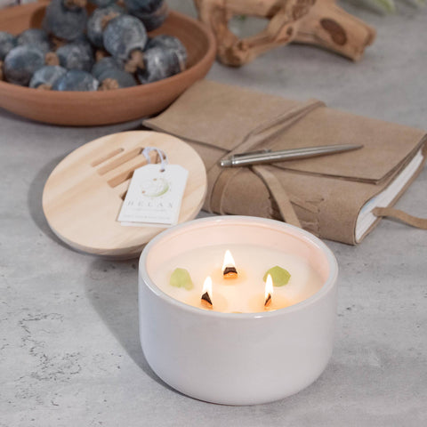 RELAX: White Sage & Palm Leaves Candle