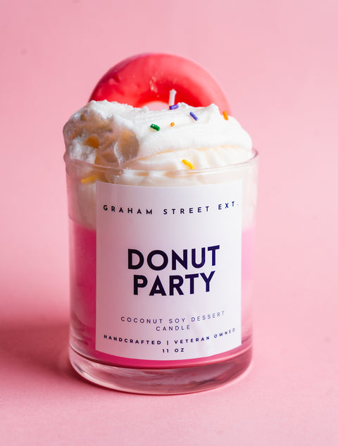 Donut Party Dessert  Candle