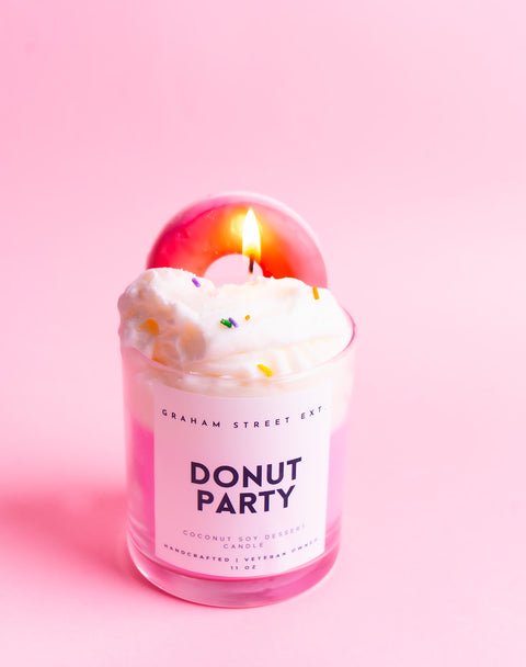 Donut Party Dessert  Candle